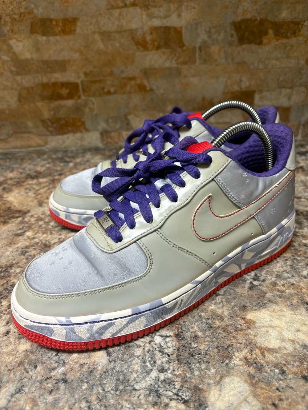 Nike Air Force 1 Premium '07 Blue Denim 315186 441 Wmns Size 9 Men’s Size 7.5